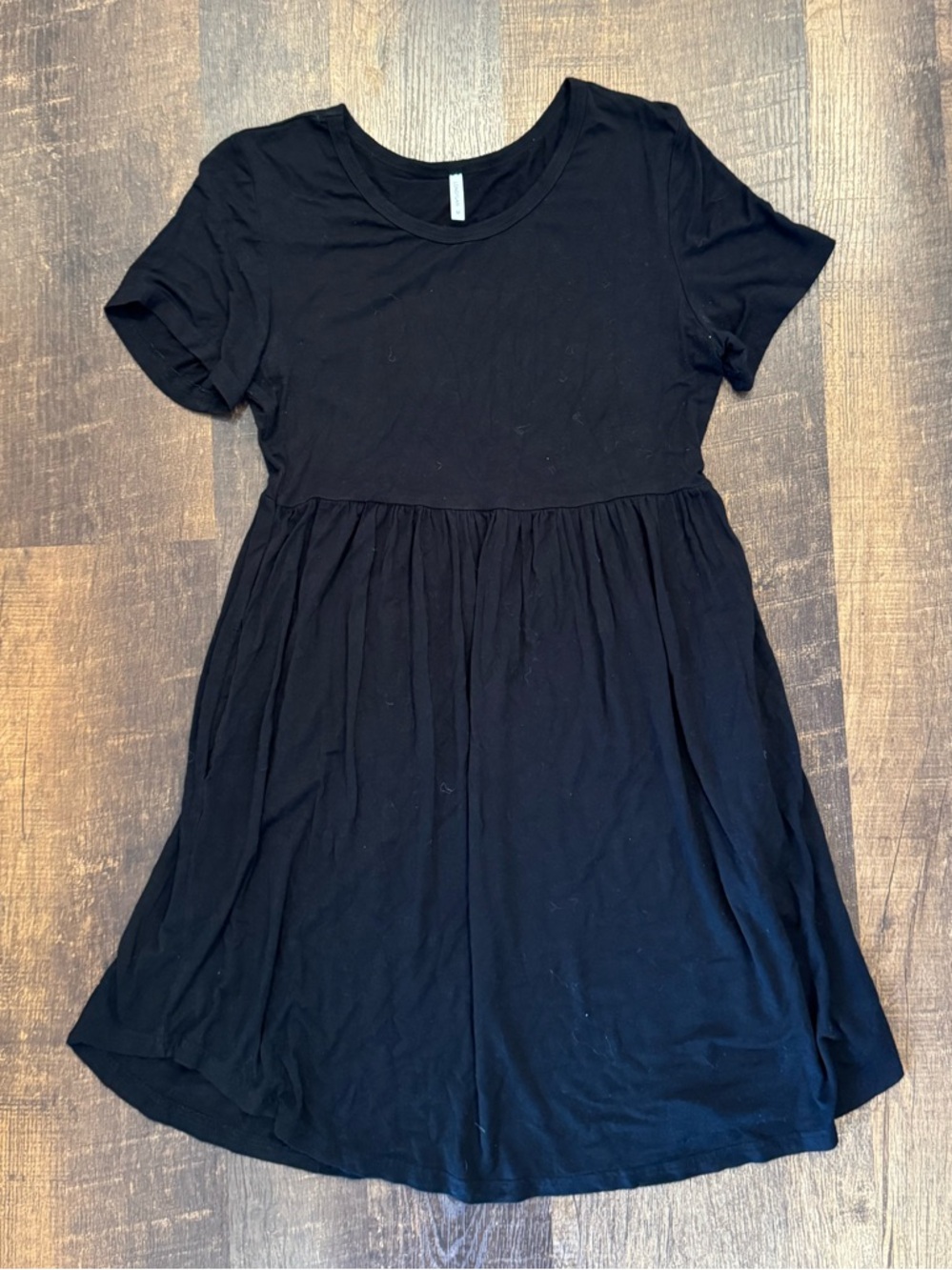 Amazon brand black babydoll dress